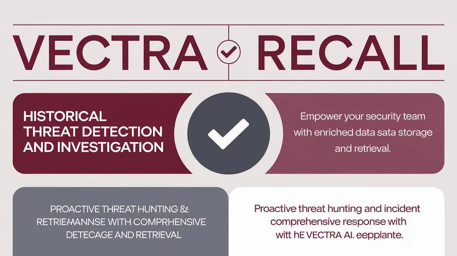 Vectra Recall: анализ угроз на основе исторических данных